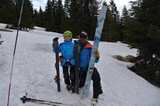 První skialpy 7. 4. 2016